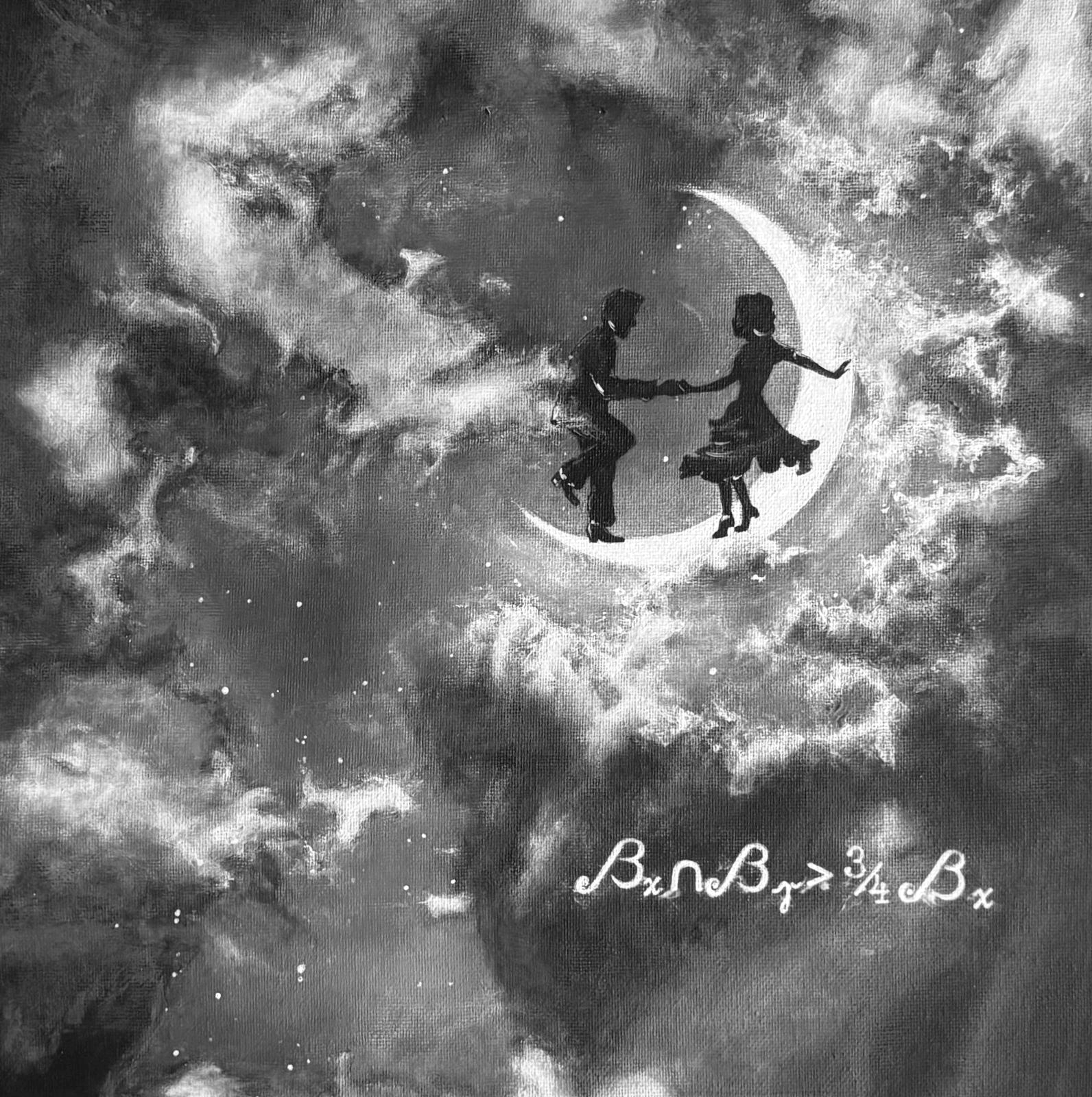 <b>Quasi Ego</b><br><br>(<em>My Golden Mirror</em>) <br><br> acrylic on canvas, 50 x 50 cm, edited